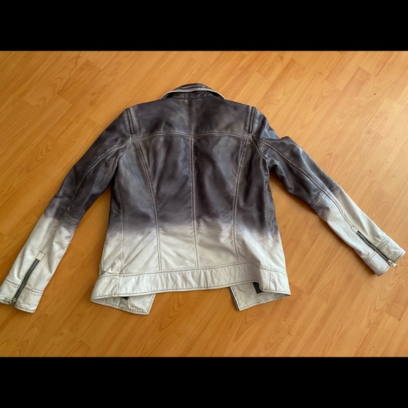 Malibu Road Ombré Leather Jacket - Picture 7 of 8